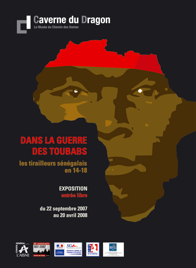 Affiche Exposition Dans la guerre des Toubabs