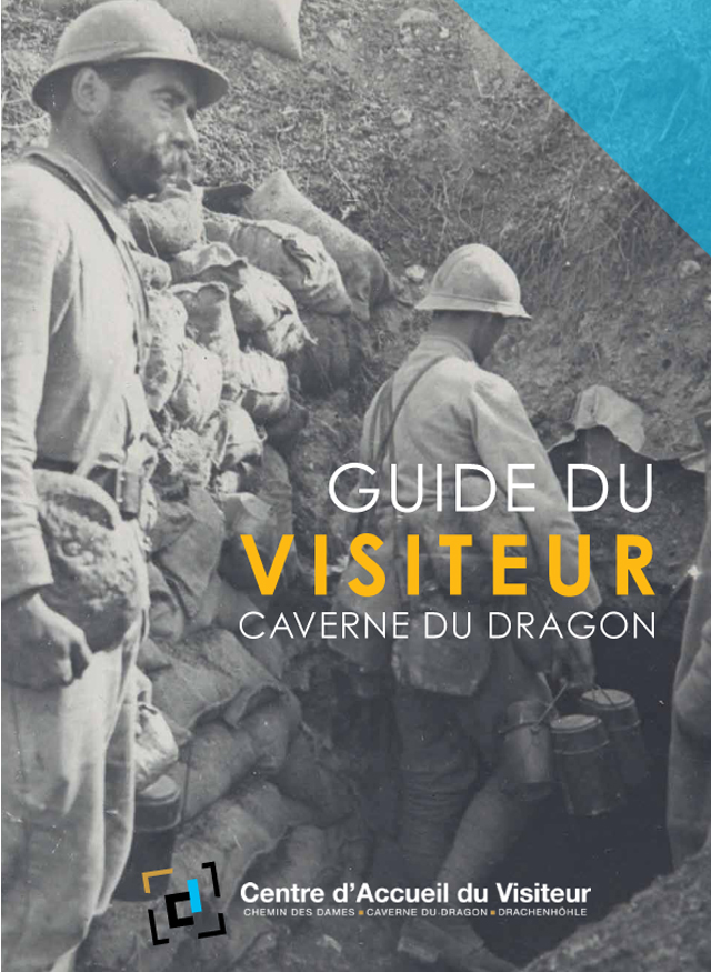 Nouveauté : le Guide du Visiteur de la Caverne du Dragon, en vente à la libraire-boutique du Centre d'Accueil du Visiteur