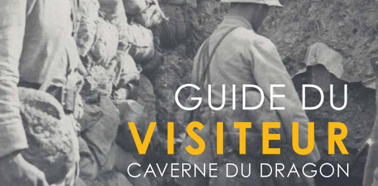 Nouveauté : le Guide du Visiteur de la Caverne du Dragon, en vente à la libraire-boutique du Centre d'Accueil du Visiteur