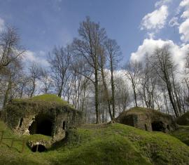 Les ruines du fort de la Malmaison