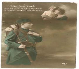 Carte postale 14-18 < Chemin du facteur < Guerre 14-18 < WWI < Aisne < Picardie < France